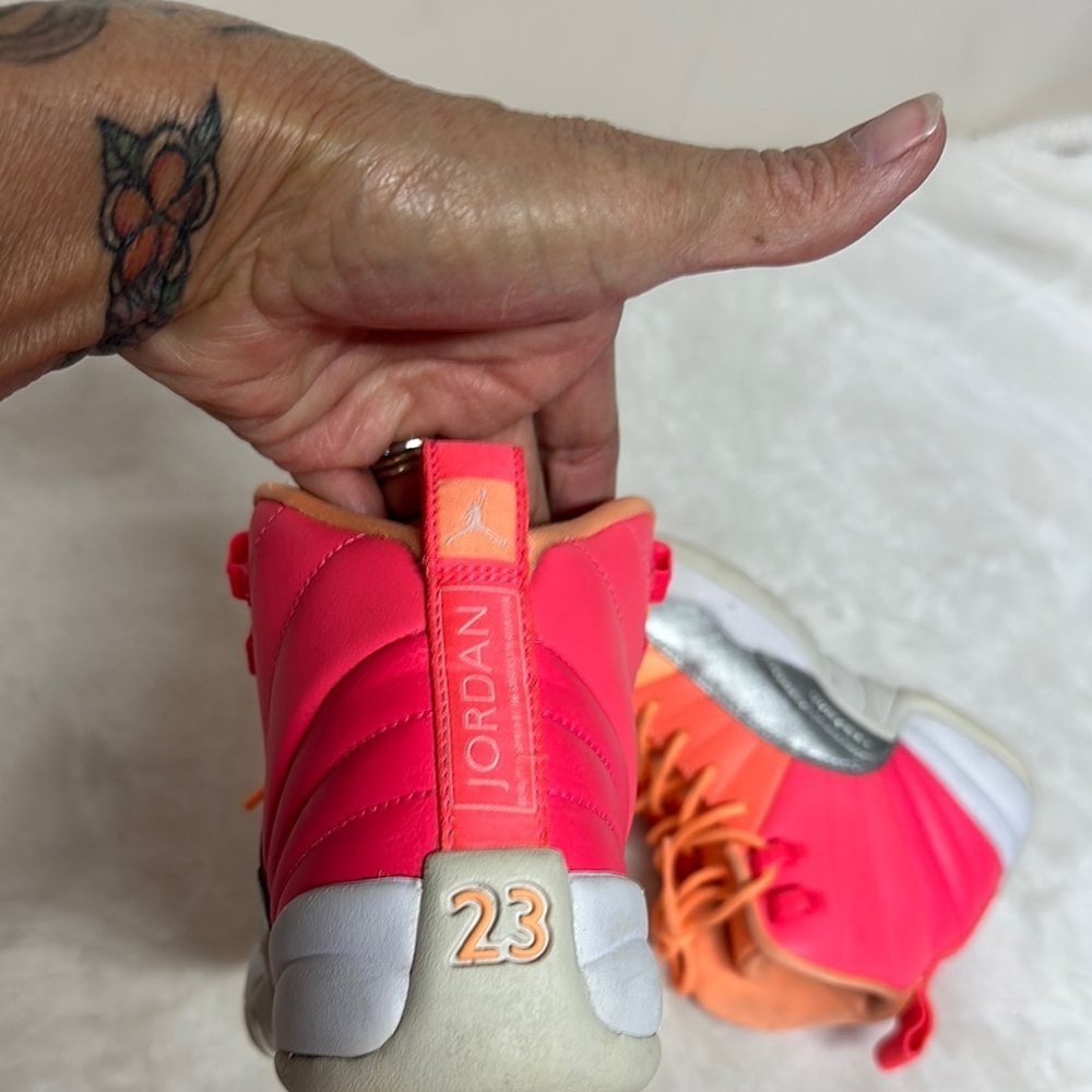 Nike Air Jordan 12 Retro GS Sunrise 4.5Y women’s 6.5 - Picture 11 of 14